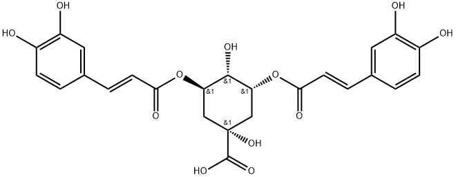 3,5-O-Dicaffeoylquinic Acid Structure