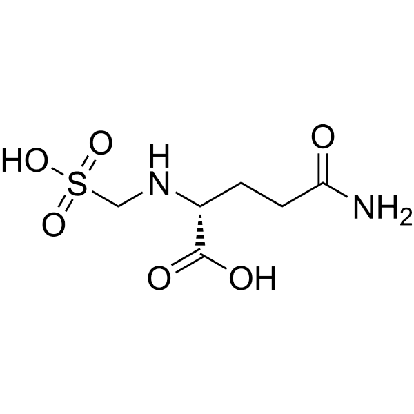 γ-D-Glutamylaminomethylsulfonic acid Structure