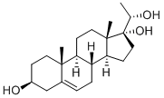 Pregn-5-ene-3β,17α,20S-triol Structure