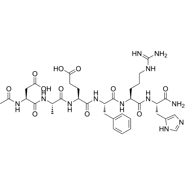 Acetyl-Amyloid β-Protein (1-6) amide Structure