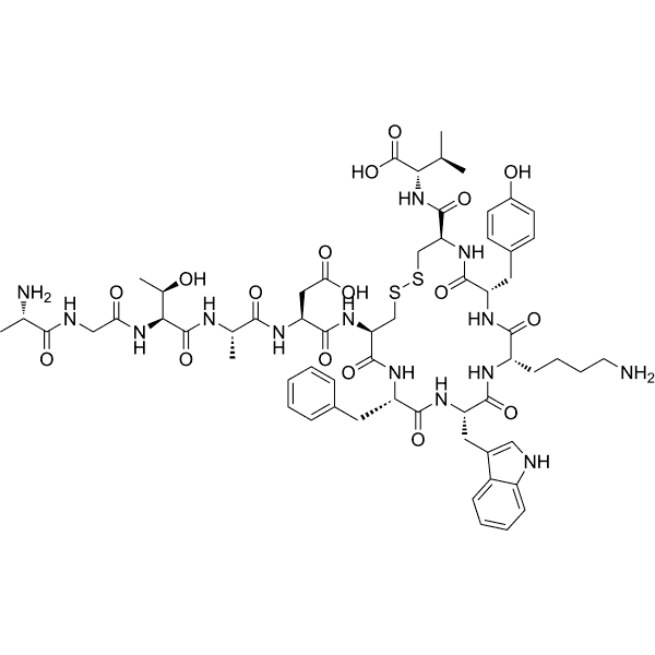 Urotensin II, teleost fish Structure