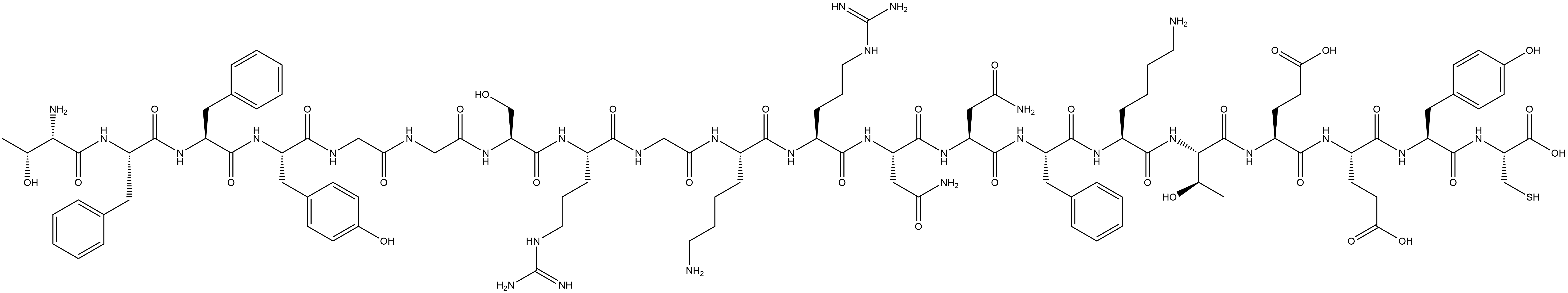 Angiopep-2-Cys TFA Structure