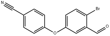 4-(4-Bromo-3-formylphenoxy)benzonitrile Structure