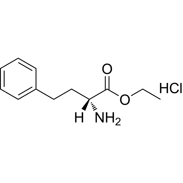 (R)-Ethyl 2-amino-4-phenylbutanoate hydrochloride Structure