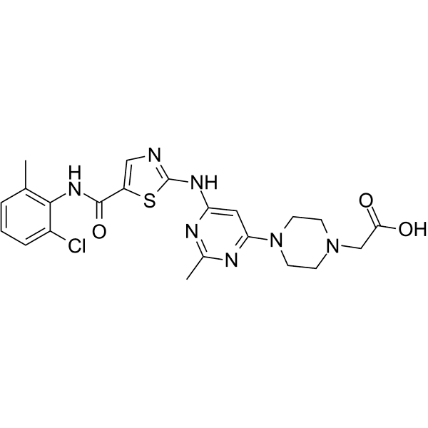 Dasatinib metabolite M6 Structure