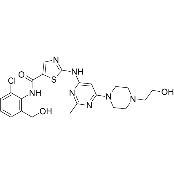 Hydroxymethyl dasatinib  Structure