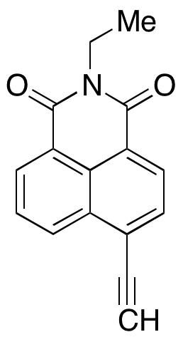 4-Ethynyl-N-ethyl-1,8-naphthalimide  Structure