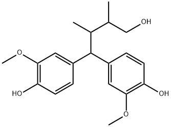 4,4-di(4-hydroxy-3-methoxyphenly)-2,3-dimethylbutanol Structure