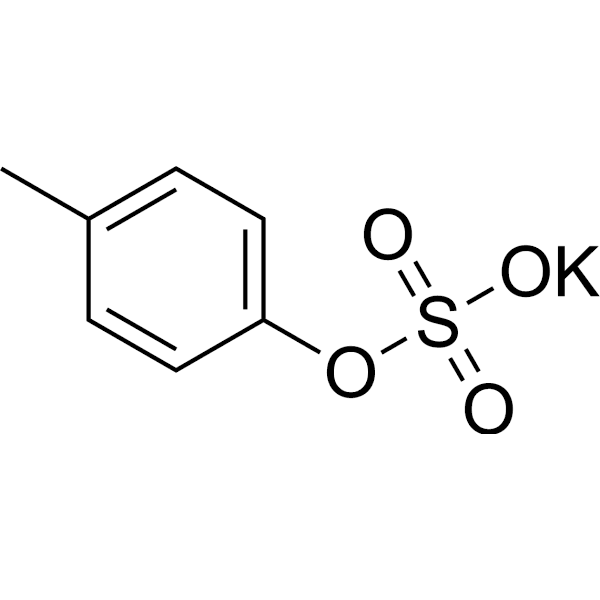 p-Cresyl sulfate potassium Structure