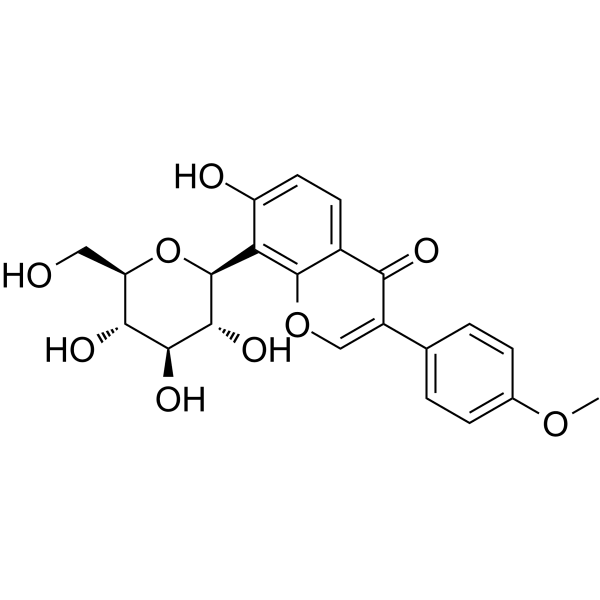 4'-Methoxypuerarin Structure