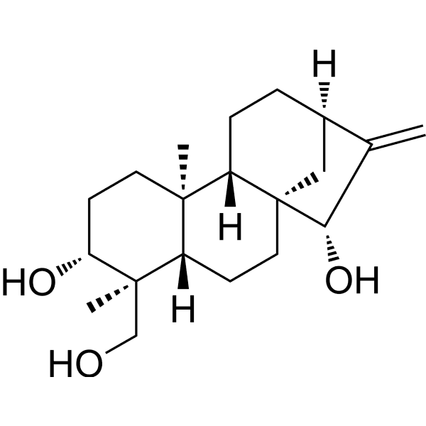 ent-16-Kaurene-3b,15b,18-triol Structure