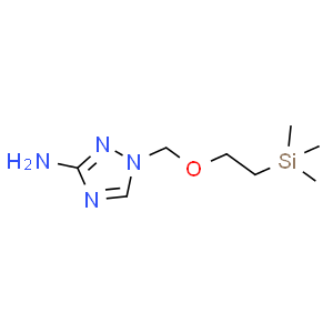 1-((2-(trimethylsilyl)ethoxy)methyl)-1H-1,2,4-triazol-3-amine  Structure
