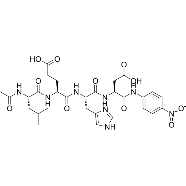 Ac-LEHD-pNA Structure