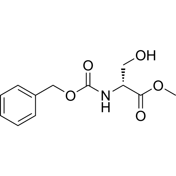 Methyl ((benzyloxy)carbonyl)-D-serinate Structure