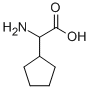 2-Amino-2-cyclopentylacetic acid Structure