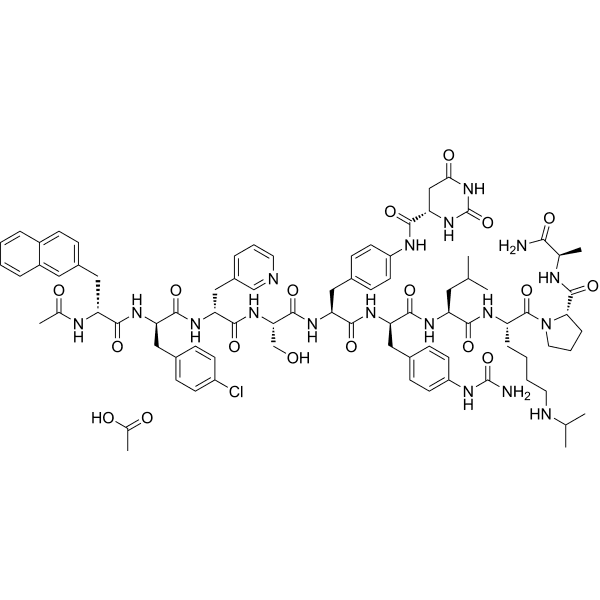 Degarelix acetate Structure