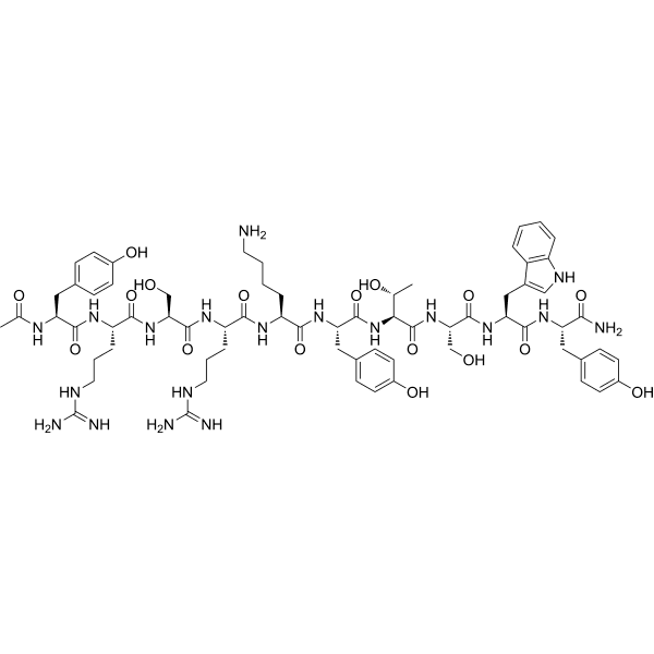 Acetyl decapeptide-3 Structure