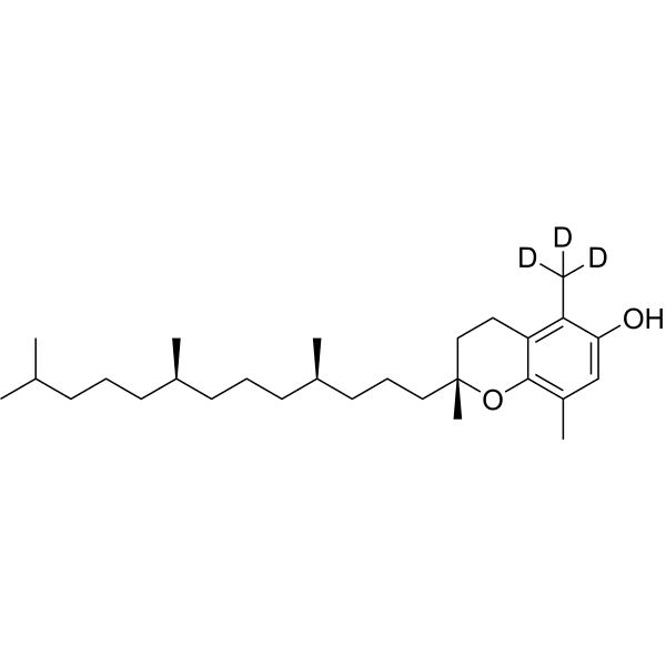 β-Tocopherol-d3 Structure