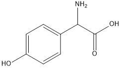 2-Amino-2-(4-hydroxyphenyl)acetic acid Structure