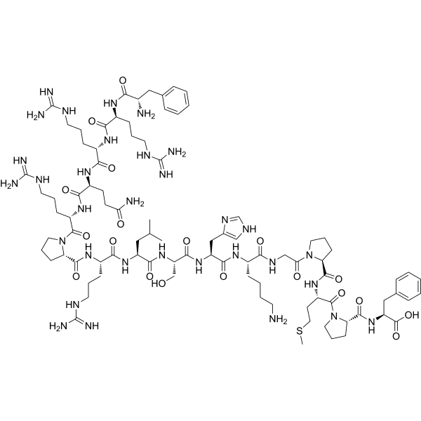 Apelin-16, human, bovine Structure