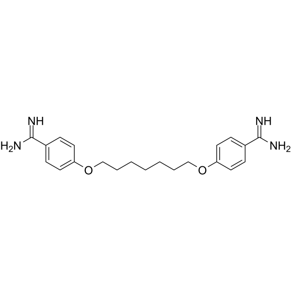 Heptamidine Structure