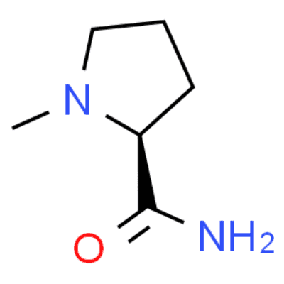 (S)-1-methylpyrrolidine-2-carboxamide  Structure