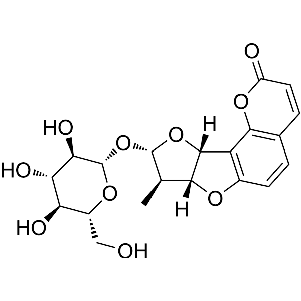 Peucedanoside A Structure