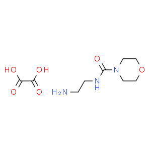 N-(2-aminoethyl)-4-Morpholinecarboxamideethanedioate  Structure
