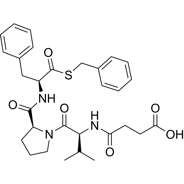 Suc-Val-Pro-Phe-SBzl Structure