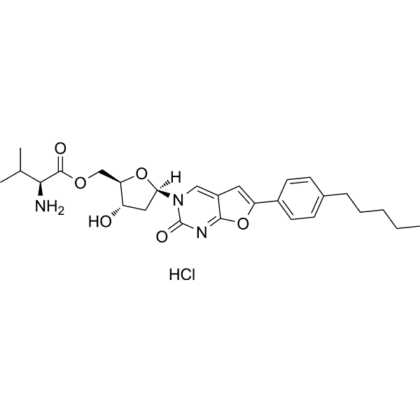 Valnivudine hydrochloride Structure
