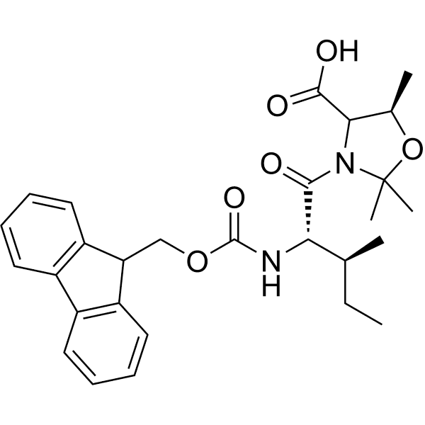Fmoc-Ile-Thr(psi(Me, Me)pro)-OH Structure