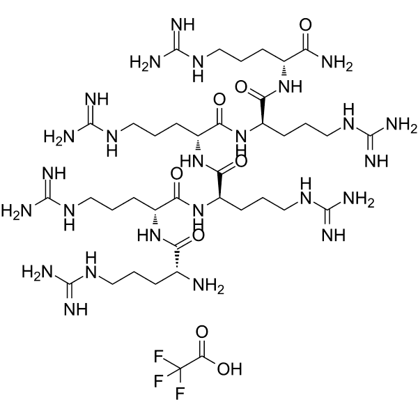 Hexa-D-arginine TFA Structure
