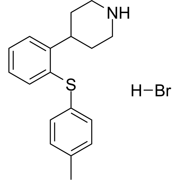 Tedatioxetine hydrobromide Structure