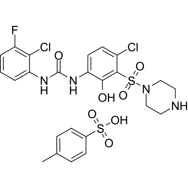 Elubrixin tosylate Structure