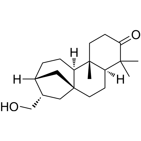 ent-17-Hydroxykauran-3-one Structure