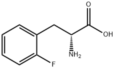 (R)-2-Amino-3-(2-fluorophenyl)propanoic acid Structure