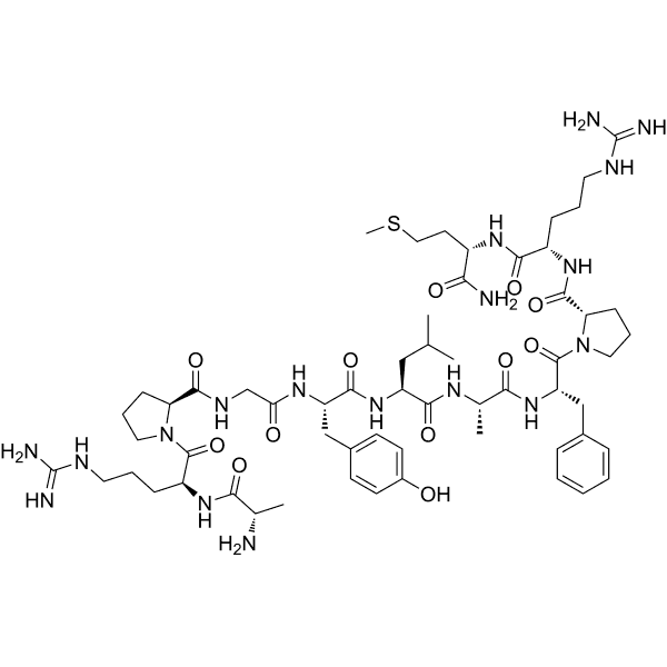 Small cardioactive peptide A Structure