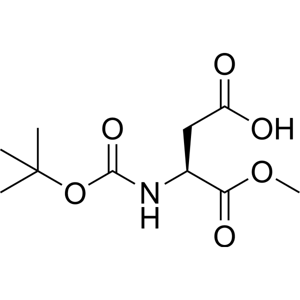 Boc-Asp-OMe Structure