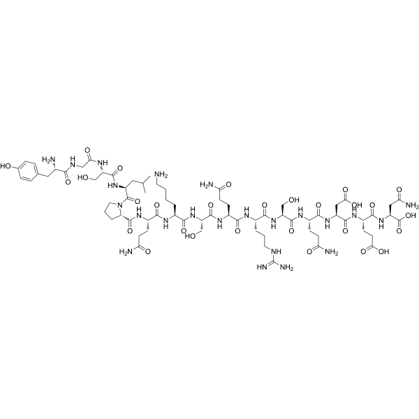 Myelin Basic Protein (MBP) (68-82), guinea pig Structure