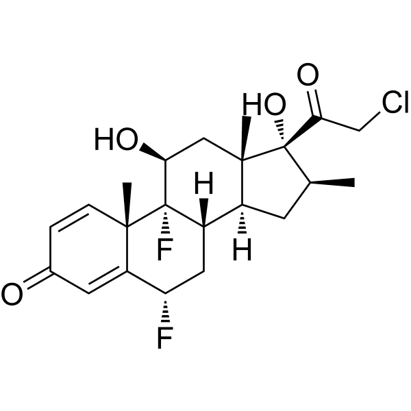 Halobetasol Structure