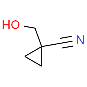 1-(Hydroxymethyl)cyclopropanecarbonitrile  Structure