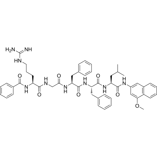 Bz-RGFFL-4MβNA Structure
