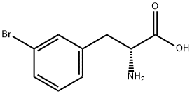 (R)-2-Amino-3-(3-bromophenyl)propanoic acid Structure