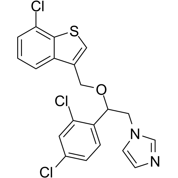 Sertaconazole Structure