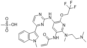 Firmonertinib mesylate Structure