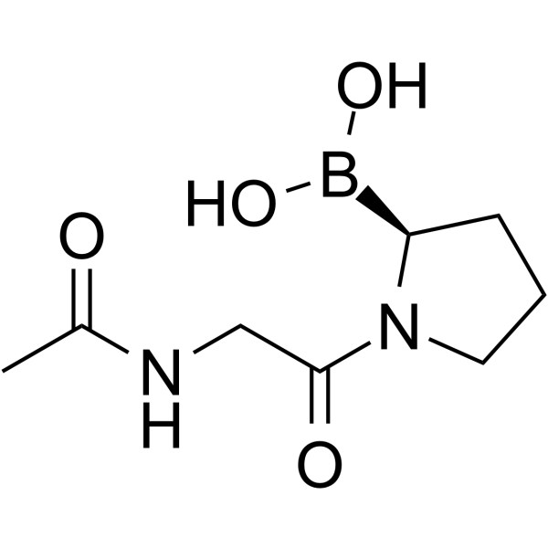 Ac-Gly-BoroPro  Structure