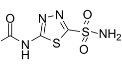 Acetazolamide Structure