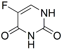 5-Fluorouracil Structure