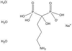 Alendronate sodium hydrate Structure