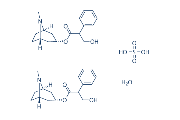 Atropine Sulfate Monohydrate Structure